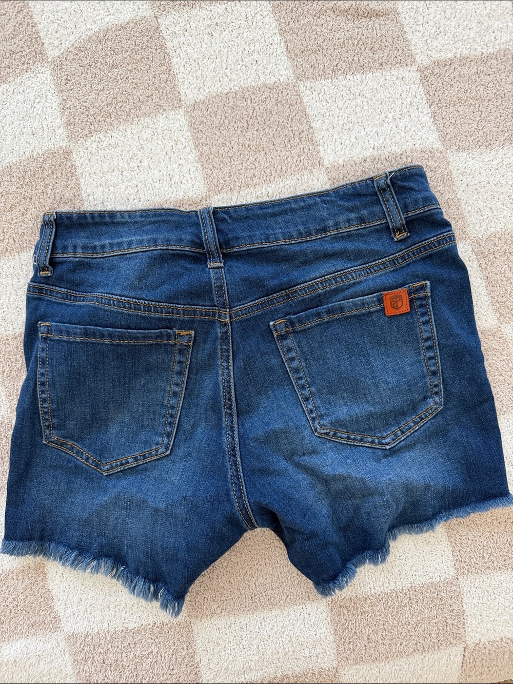 Born Primitive Dark Blue Denim Jean Shorts